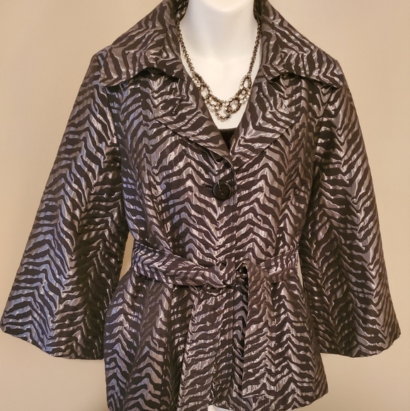 Elliott Lauren Jackets & Blazers - 🌸Shimmery Zebra Print Jacket